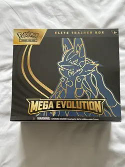 Pokemon TCG Mega Evolutions Lucario Elite Trainer Box ETB New Sealed Fast Post - Image 1