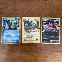 Pokemon Celebrations Mimikyu SWSH136 Light Toxtricity SWSH137 Hydreigon SWSH138 - Image 1