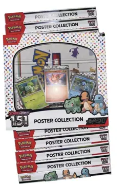 Pokemon TCG Scarlet & Violet 151 Poster Collection Box - New & Factory Sealed 820650853166 - Image 1