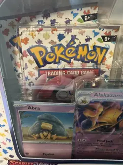 Pokemon TCG Scarlet and Violet - 151 Alakazam ex Collection Box - 4 Packs 820650855269 - Image 2