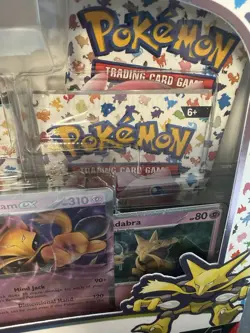 Pokemon TCG Scarlet and Violet - 151 Alakazam ex Collection Box - 4 Packs 820650855269 - Image 3