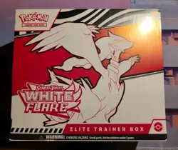 Pokemon TCG-Scarlet & Violet White Flare Elite Trainer Box Sealed ETB B - Image 1