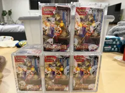Pokemon TCG Scarlet & Violet Paldea Evolved Booster Box x5 + Acrylic Cases - Image 2