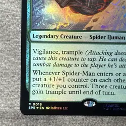 Spider-Man Miles Morales - Marvel Spider-Man (SPE) #18 NM Foil MTG Card - Image 4