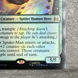 Spider-Man Miles Morales - Marvel Spider-Man (SPE) #18 NM Foil MTG Card - Image 5