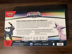 Pokemon TCG Scarlet & Violet Prismatic Evolutions Espeon & Umbreon Box - Image 4