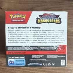 Pokemon Scarlet & Violet Twilight Masquerade Booster Box Factory Sealed 36 Packs - Image 4