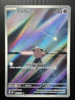 Pokemon Cleffa Illustration Rare Holo 202/197 Obsidian Flames (NM) - Image 1
