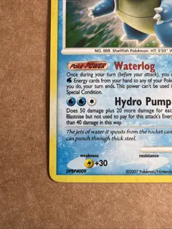 Pokemon TCG Blastoise 2/132 Secret Wonders Holo Rare Stage 2 HP 120 LP - Image 5