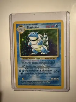 Pokemon Base TCG 1999 Original BLASTOISE 2/102 Rare Holo MP - Image 1