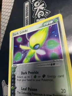 Pokemon TCG Dark Celebi Holo Rare Card #4/101 Hidden Legends Series - Image 2