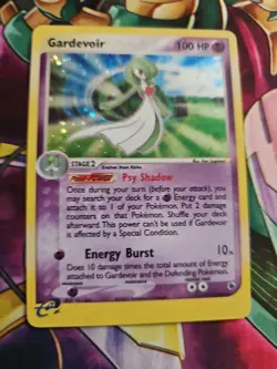 Pokemon Gardevoir EX TCG Reverse Holo Holo Rare Card 7/109 Ruby and Sapphire - Image 1