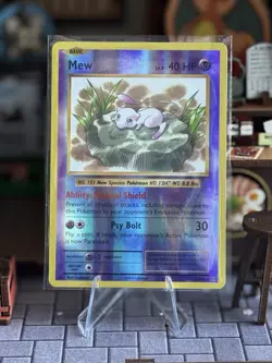 TCG Pokemon Mew 53/108 Evolutions Reverse Holo Rare 2016 English Near Minit NM - Image 1