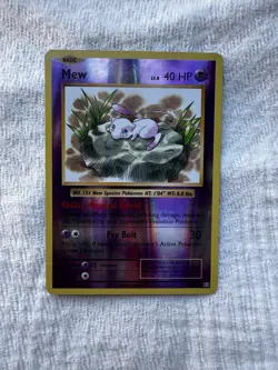 TCG Pokemon Mew 53/108 Evolutions Reverse Holo Rare 2016 English Near Minit NM - Image 2