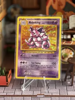 2016 POKEMON TCG EVOLUTIONS NIDOKING HOLO RARE 45/108 EN 2016 Near Mint NM - Image 1