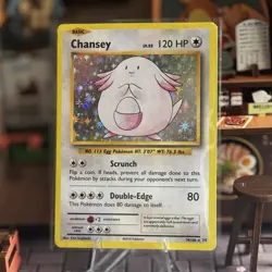 2016 Pokemon TCG Chansey 70/108 Evolutions Holo Rare English Near Mint NM EN - Image 1