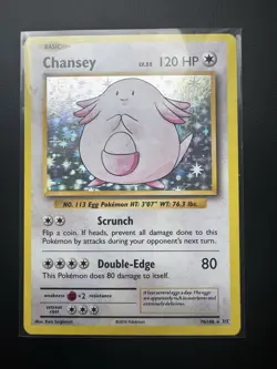 2016 Pokemon TCG Chansey 70/108 Evolutions Holo Rare English Near Mint NM EN - Image 2