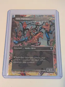 Web-Warriors Borderless Rare: Spider-Man MTG (NM) - Image 1