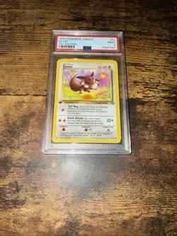 1999 Pokemon Jungle 1st Edition Eevee 51/64 - PSA 9 Mint! WOTC 🔥 - Image 1