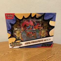 Pokemon TCG Mega Evolution: Ascended Heroes Mega Feraligatr ex Box (English) - Image 1