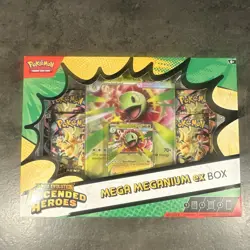 Pokemon TCG Mega Evolution—Ascended Heroes Mega Meganium ex Box 2024 English - Image 1