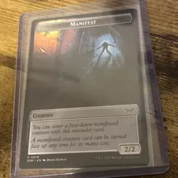 Manifest / Spirit - 18/6 - Token - DSK - NM - MTG Magic the Gathering - Image 1