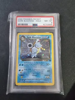 2000 Pokemon Rocket Dark Blastoise Holo Rare Psa 8 8/82 - Image 1