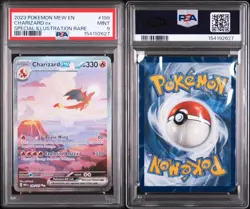 2023 Pokemon Charizard ex Special Illustration Rare MEW 151 199/165 MINT PSA 9 - Image 3