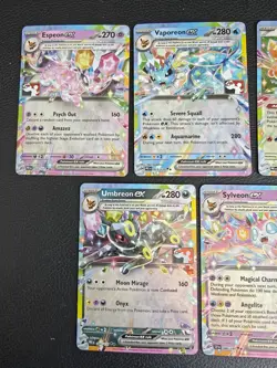 Pokemon TCG - Eevee & Eeveelutions Play Stamped Prize Pack Series 7 Full Set x9 - Image 2