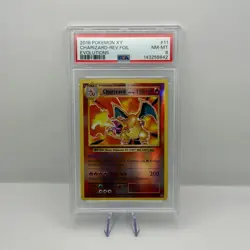 Pokemon 2016 XY Evolutions Charizard 11/108 Reverse Holo PSA 8 Graded - Image 1