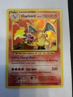 2016 Pokemon XY Evolutions Charizard Holo Rare 11/108 NM - Image 1