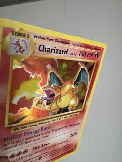 2016 Pokemon XY Evolutions Charizard Holo Rare 11/108 NM - Image 5