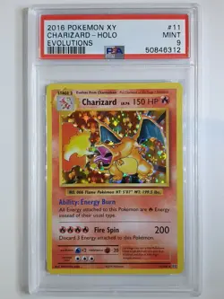 2016 Pokemon Charizard 11/108 Holo XY Evolutions - PSA 9 - Image 1