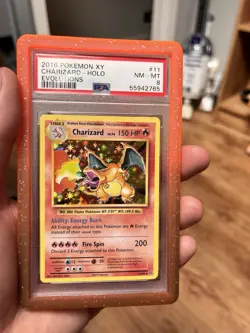 The Pokemon Company 2016 XY Evolutions Charizard Holo 11/108 PSA 8 - Image 1