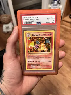 The Pokemon Company 2016 XY Evolutions Charizard Holo 11/108 PSA 8 - Image 3