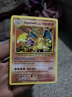 Pokemon TCG Charizard XY Evolutions Holo Rare Card 11/108 NM - Image 1