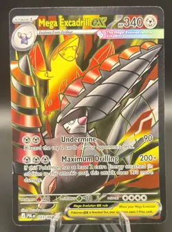 Mega Excadrill Ex 103/84 Ultra Rare Holo Card - Pokemon Pitch Black - Image 1