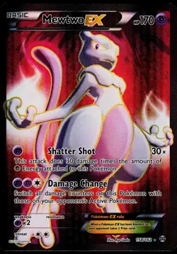Mewtwo EX 158/162 BREAKthrough - Holo Pokemon MP (Ultra Rare) - Image 1