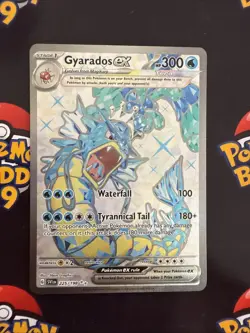 Pokemon Gyarados EX TCG Scarlet Violet Holo Ultra Rare Card 225/198 - Image 1
