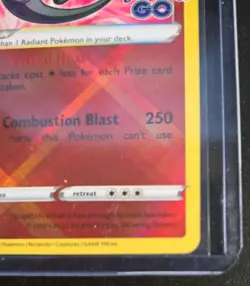 Pokemon Go Radiant Charizard TCG Card Holo Radiant Rare 011/078 - Image 3