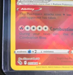 Pokemon Go Radiant Charizard TCG Card Holo Radiant Rare 011/078 - Image 4