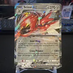 Pokemon TCG Scizor ex 111/162 Temporal Forces NM - Image 1