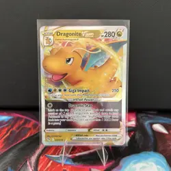 Pokemon TCG Dragonite VSTAR Holo Ultra Rare Card 050/078 Pokemon Go - Image 1