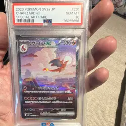 Pokemon Charizard ex 201/165 SV2a Card 151 Special Art Rare Holo PSA 10 - Image 3