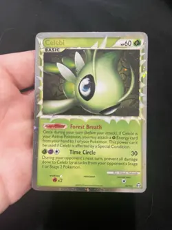 Celebi 92/102 Triumphant PRIME Ultra Rare Holo EN Basic Pokemon Card 60 HP - Image 1