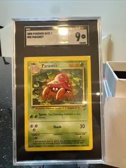 Pokemon Parasect 2000 Base 2 SGC 9 Mint - Image 2