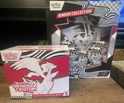 Pokemon Black Bolt and White Flare Bundle New Sealed ETB - Binder Collection ✅ - Image 3