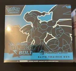 Pokemon Center Exclusive TCG Black Bolt and White Flare ETB Bundle Sealed - Image 2