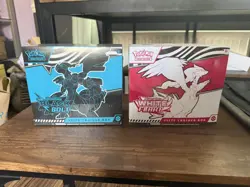 Pokemon TCG White Flare and Black Bolt Elite Trainer Box ETB Pair new & SEALED - Image 1