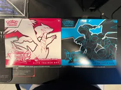 Black Bolt and White Flare POKEMON CENTER ETB Elite Trainer Box SEALED SET - Image 1